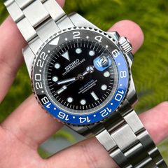 Brand New Seiko Batman Mod 40mm Automatic GMT