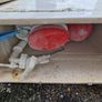 Used ceramic toilet cistern tank Image 2