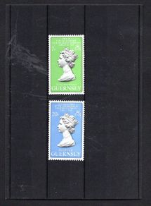 1978 Guernsey Royal Visits of Her Majesty The Queen visiting Guernsey from 28-29 June 1978 & 25th Anniversary of Coronation & Commemorative Stamps Mint Never Hinged (MNH)