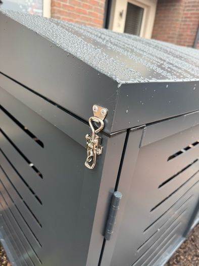 Brand New Outdoor Bike Shed Storage Box Anthracite Never Used