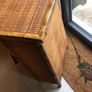 Solid wood bamboo and rattan weave 4 drawer chest of drawers Image 9