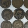 Great Britain UK Mainly Edward VII Penny Coin Lot see pictures for details Image 7