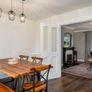 Dining table, bench, 4 chairs solid oak Image 5
