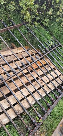 Victorian wrought iron gates