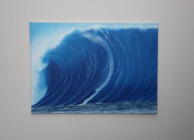 Acrylic Painting - Wave Surfer