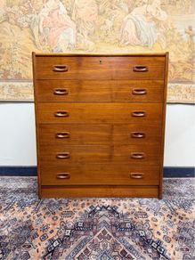 Retro-Cool Danish Teak Chest of Drawers