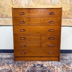 Retro-Cool Danish Teak Chest of Drawers