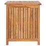 Garden Storage Box 60x50x58 cm Solid Teak Wood Image 3