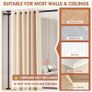 Brand New WELDUN Room Divider Screen Frame Curtain Rods, Image 5
