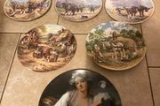 Horse themed fine bone china plates free postage