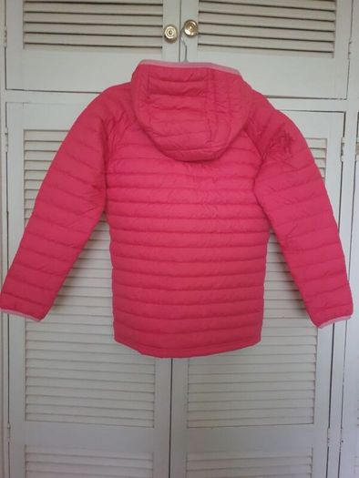 Columbia Girls Powder Lite Insulated Hooded Coat, Pink