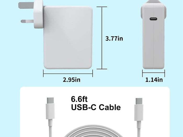 140W USB C Charger Compatible with MacBook Charger : Mac Book Air/Pro Charger for Apple iPad/Laptop/Phone Mac Book Pro 2023 2022 2021 2020 2019 2018 16 15 Power Adapter Plug USB C to C Cable