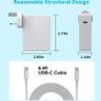 140W USB C Charger Compatible with MacBook Charger : Mac Book Air/Pro Charger for Apple iPad/Laptop/Phone Mac Book Pro 2023 2022 2021 2020 2019 2018 16 15 Power Adapter Plug USB C to C Cable Image 4