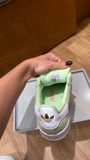 Adidas Campus 00s Green & Pink UK 4