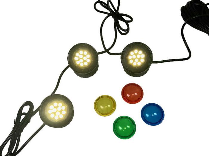Aqua Nova NPL1-LED3 3x1.6W LED Pond Light with Twilight Sensor