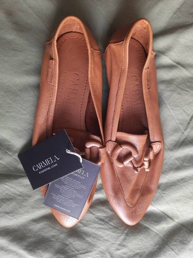 Leather Loafers - Soft Nappa Leather - Size 37