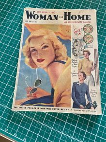 Woman and Home Magazine: August 1953 - Knitting Patterns, Needlework