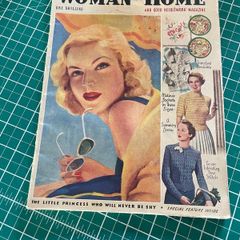 Woman and Home Magazine: August 1953 - Knitting Patterns, Needlework