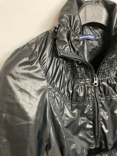 Original Marines girls black jacket, age 10
