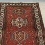 Large Mid Century Persian Heriz Hand Knotted Runner Rug Carpet Image 6