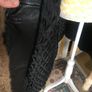 leather coat,good condition, size L Image 5