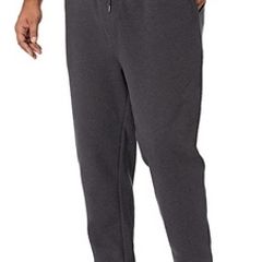 Amazon Brand Goodthreads Mens Fleece Joggers Charcoal Size M