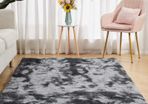 Grey Rug Living Room, Ultra Soft Bedroom Rugs Area Rugs for Living Room Floor Carpet, Luxury Fluffy Shag Lounge Rug Ideal for Bedroom, Nursery, Kids Baby Room MULTIPLE COLOURS/SIZES AVAILABLE (FREE POSTAGE)