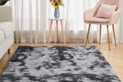 Grey Rug Living Room, Ultra Soft Bedroom Rugs Area Rugs for Living Room Floor Carpet, Luxury Fluffy Shag Lounge Rug Ideal for Bedroom, Nursery, Kids Baby Room MULTIPLE COLOURS/SIZES AVAILABLE (FREE POSTAGE)