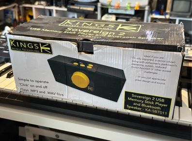 Kings Access Technology Sovereign 2 Accessible USB Memory Stick Player & Bluetooth Speaker