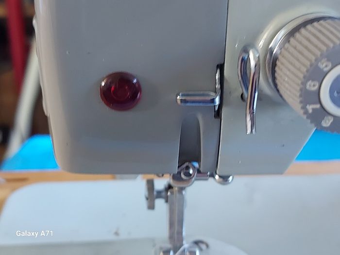 Novum Electric Sewing Machine with Sew-Tric Motor with Pedal and power supply, Round Pin Plug, A true Blast from the Past