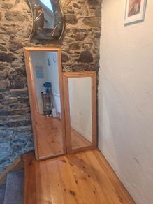 Pine bedroom mirror