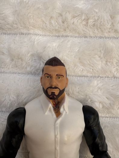 WWE Mattel Basic Series 77 Corey Graves Wrestling neck and legs are too loose Used Please see photos