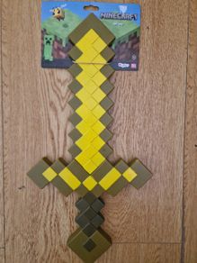 BRAND NEW Minecraft Golden Roleplay Sword