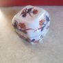 TRINKET BONE CHINA VISTA ALEGRE - box with lid - centenary stamp - 8x8x6 cm/s Image 8