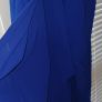 Royal blue knee length dress Image 2