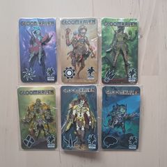 Gloomhaven Metal Pin Badges Set of 6 (Fantasy Board Game Novelty Items BRAND NEW)