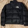 north face puffer uk10 black padded jacket Image 2