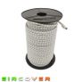 Elastic bungee rope 8mm / 50m - Reel  White/blue Image 5