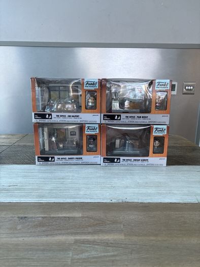 funko mini moments the office Pam Jim Darryl and Dwight