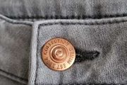 M&amp;S Ladies Grey Straight Leg Soft Stretch Jeans Sz 12Long