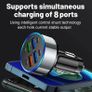 8 Port Car Charger 120W | 4 USB-A + 4 Type-C | Fast Charging Adapter for Xiaomi Image 5