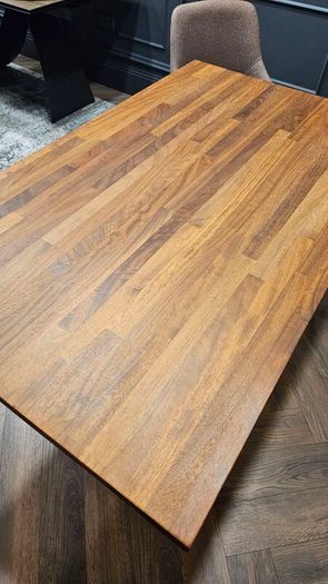 Wooden dining table