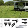 4-point tensioning, storm strap, guy ropes, suitable for all awnings Image 2