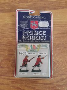 Lead Soldiers Mould Irish Wild Geese Prince August  NEW