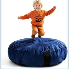 Sensory Crash Pad for Kids, Autism Crash Mat for Jumping, Climbing&Playing Crash Pad with Handles & Anti-Slip Bottom,Washable Landing Pad for Autism,Lightweight for Bedroom/Classroom/Sensory Room