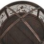 Rustic Fire Pit with Poker Steel Image 2