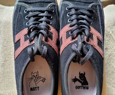 Huf Hupper 2 Low skate shoes - Matt Gottwig Limited Edition - Size 8 UK