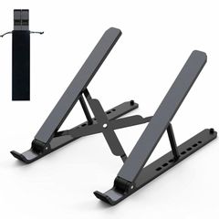 Laptop Stand for Desk, Adjustable Laptop Riser ABS+Silicone Foldable Portable Laptop Holder, Ventilated Cooling Notebook Stand for MacBook Pro Air, Lenovo, Dell, HP, More 10-15.6 inch MULTIPLE COLOURS (FREE POSTAGE)