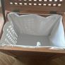 Wooden Laundry Hamper on Wheels as New Image 10