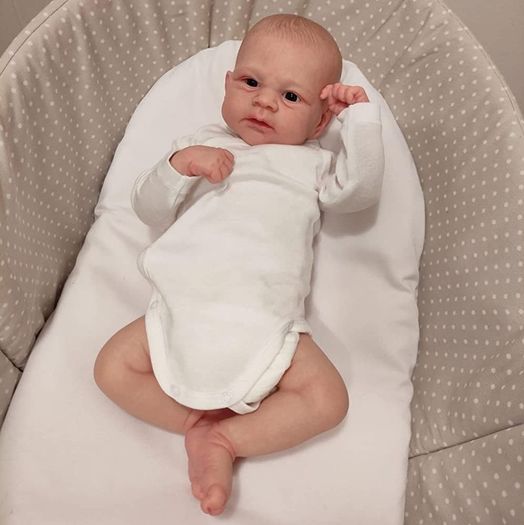 Reborn Baby Dolls 17 Inch Silicone Baby Dolls That Look Real Soft Cloth Body Preemie Babies Realsitic Newborn Baby Dolls (FREE POSTAGE)